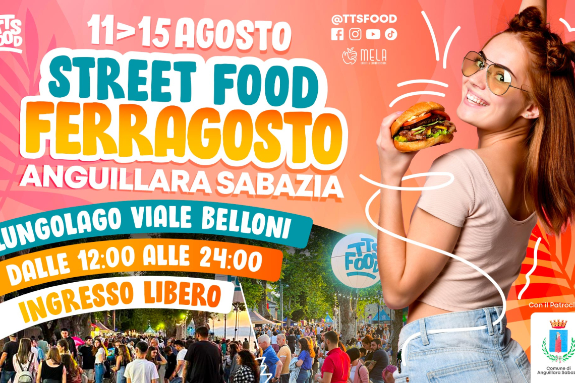 Anguillara Sabazia- TTS Street Food 11/15 agosto 2023