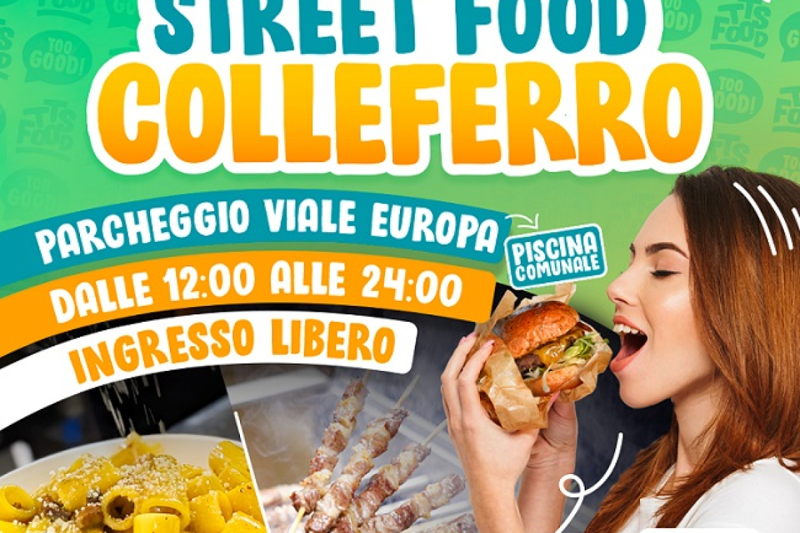Colleferro -TTS Street Food  dall’8 al 10 settembre  