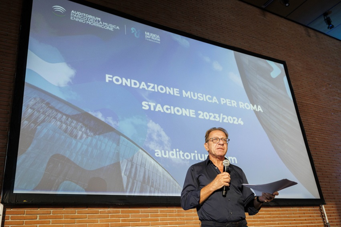 Auditorium: presentata la stagione 2023/2024 della Fondazione Musica di Roma