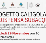Castelli Romani - Domani, 29 novembre, alla Camera conferenza stampa di presentazione del Progetto Caligola “La dispensa subacquea”