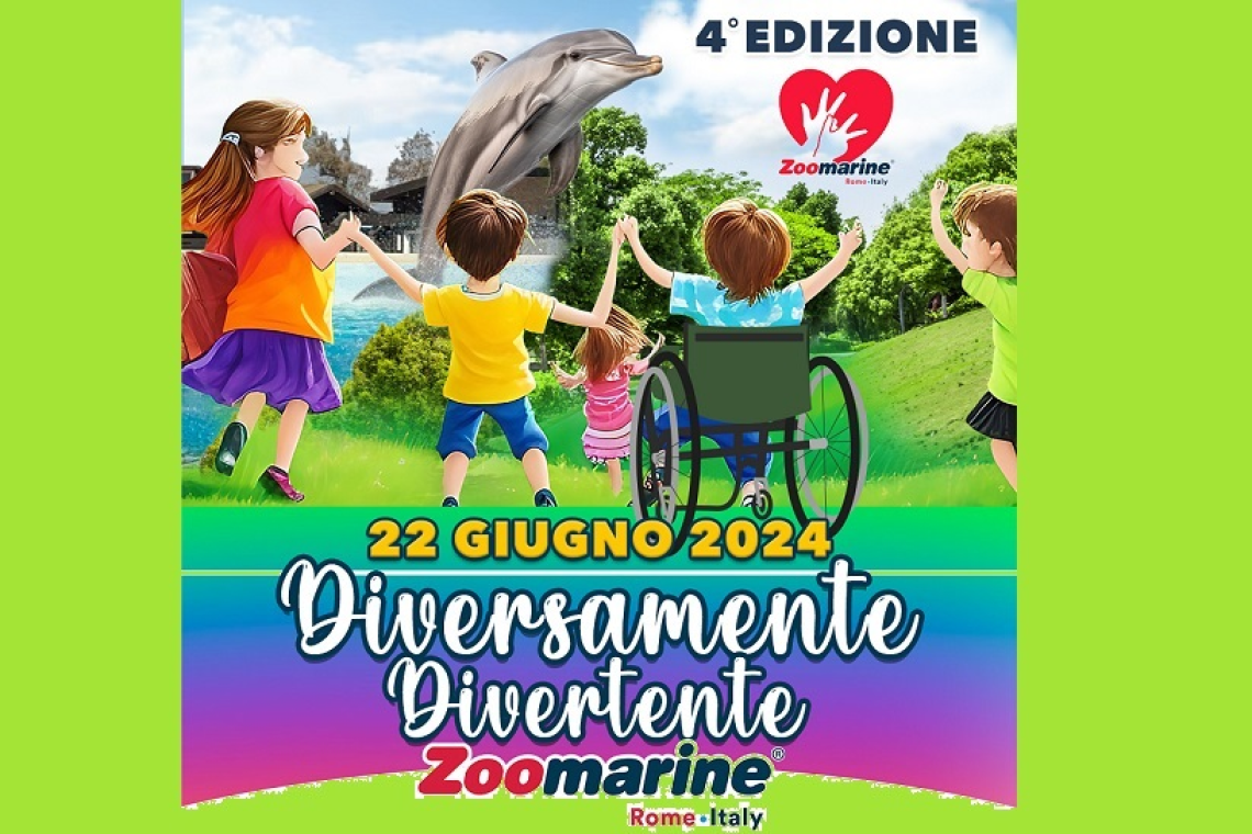 L'inclusione sociale, tutti uniti a Zoomarine per la IV edizione di &quot;Diversamente Divertente