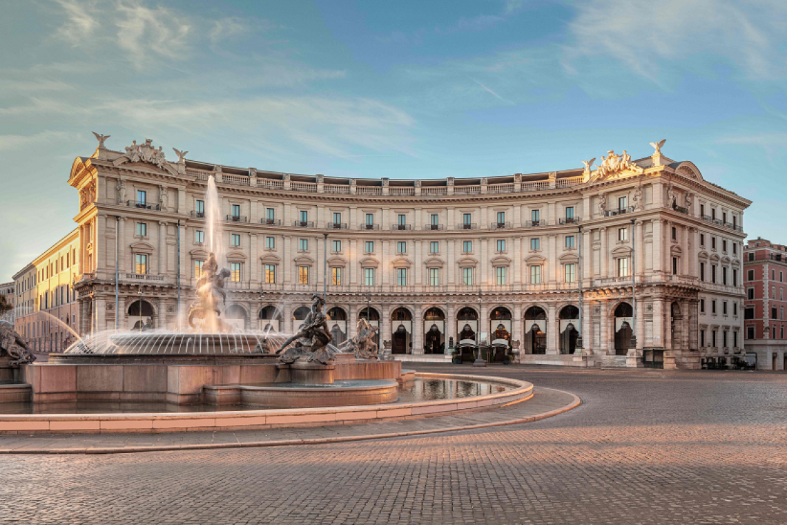 Anantara Palazzo Naiadi Rome Hotel, hotel di lusso nel cuore di Roma, conquista il podio dei migliori hotel della Capitale