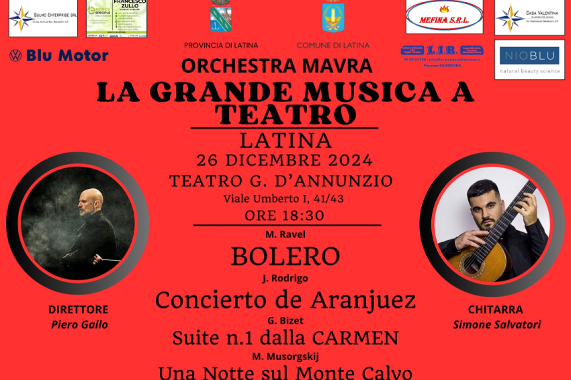 La Grande Musica a Teatro, il concerto dell’Orchestra Mavra