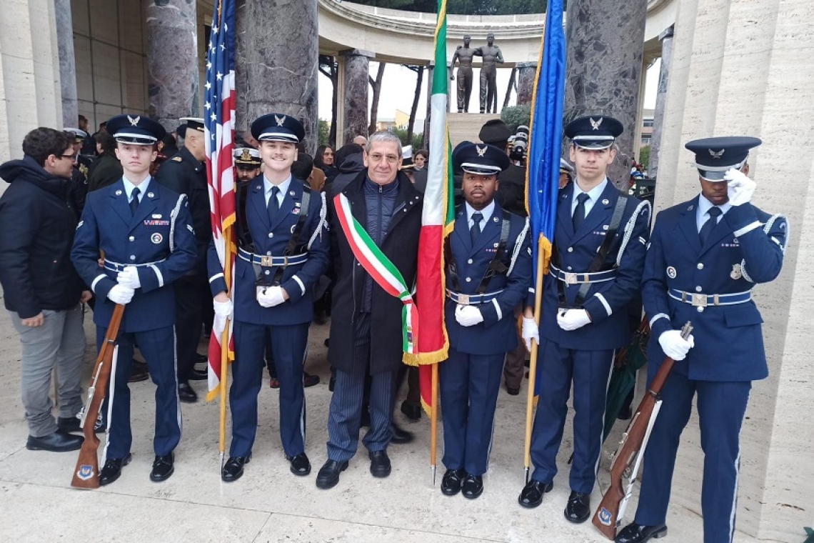 Fiumicino - L'Assessore Stefano Costa partecipa alla Cerimoni degli sbarchi a Nettuno