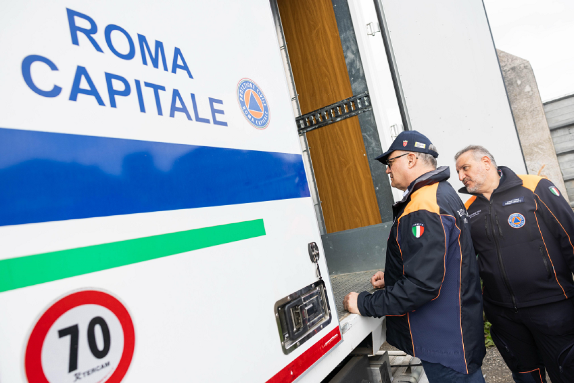 Roma, esercitazione della Protezione Civile a Prima Porta: test di prevenzione contro le inondazioni