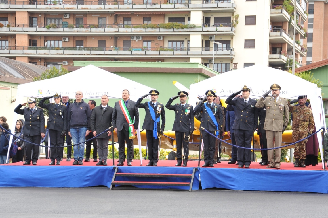 Fiumicino - Il Sindaco presente alla celebrazione del 102° anniversario dell’Aeronautica Militare presso il  CTR