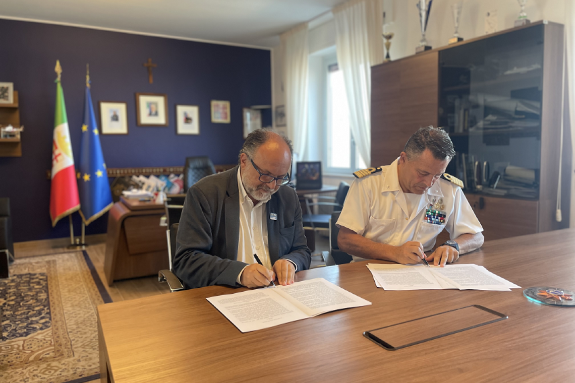 Siglato il rinnovo del protocollo di intesa tra la direzione marittima di Civitavecchia e ambiente mare Italia -Ami Aps.