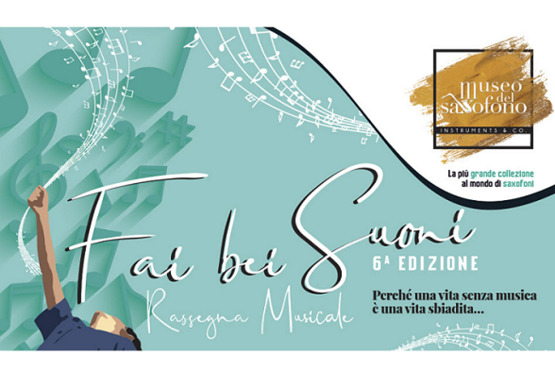 Fai Bei Suoni 2025: il week-end al Museo del Sax con UNA BOTTA DI SWING e i fratelli Camilletti (5-6 luglio)