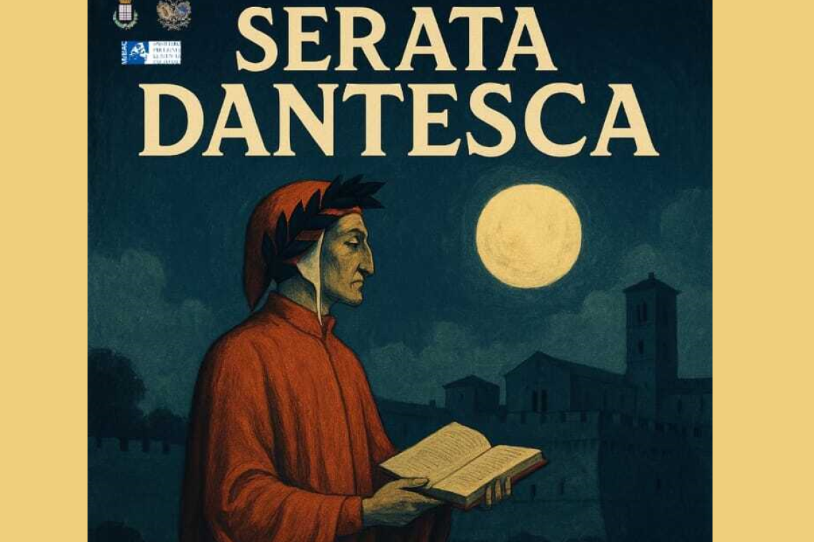 Grottaferrata, una &quot;serata dantesca&quot;, scenica e visiva, per rendere omaggio al padre della lingua italiana