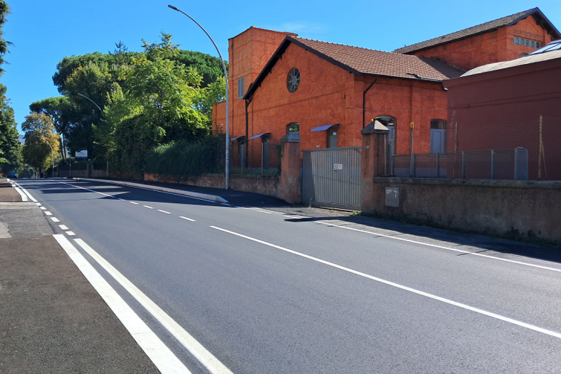 Grottaferrata - Strade e marciapiedi: terminati gli interventi su via Vittorio Veneto e via Vannini. In conclusione su via Vicinale Aldobrandini