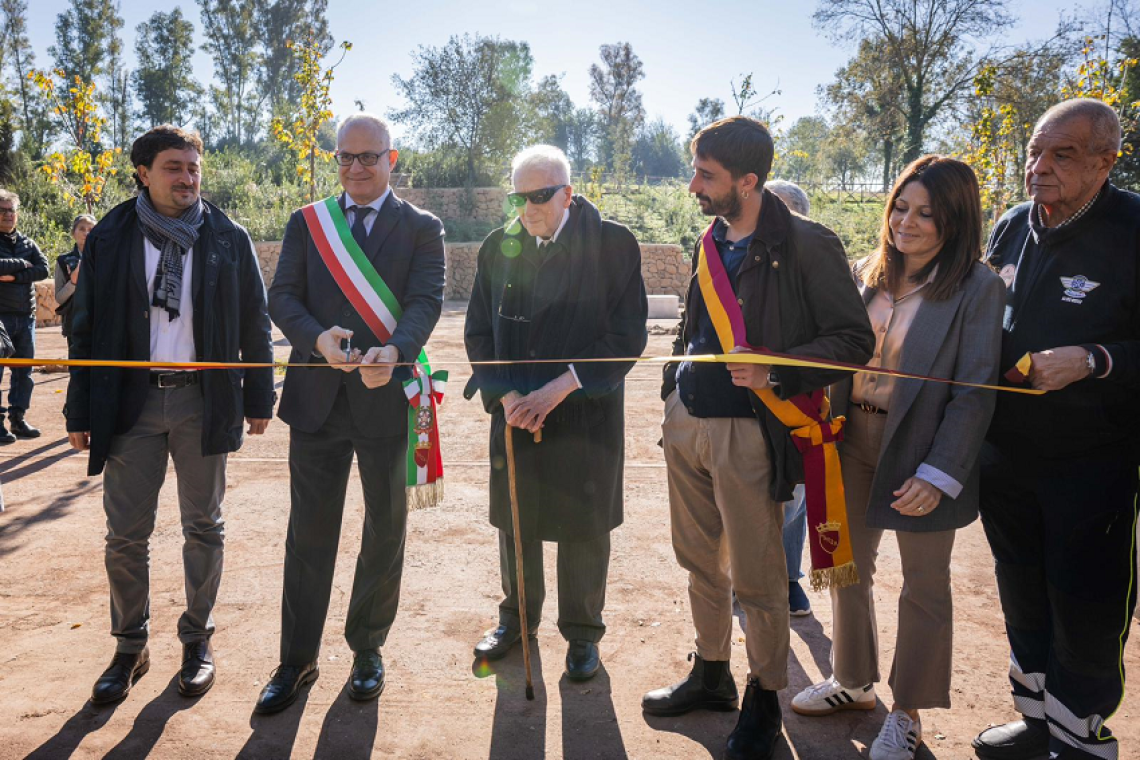 Aperta nuova porzione del parco di Tor Marancia, con ingresso a piazza lante: oltre 7 ettari di verde pubblico attrezzato