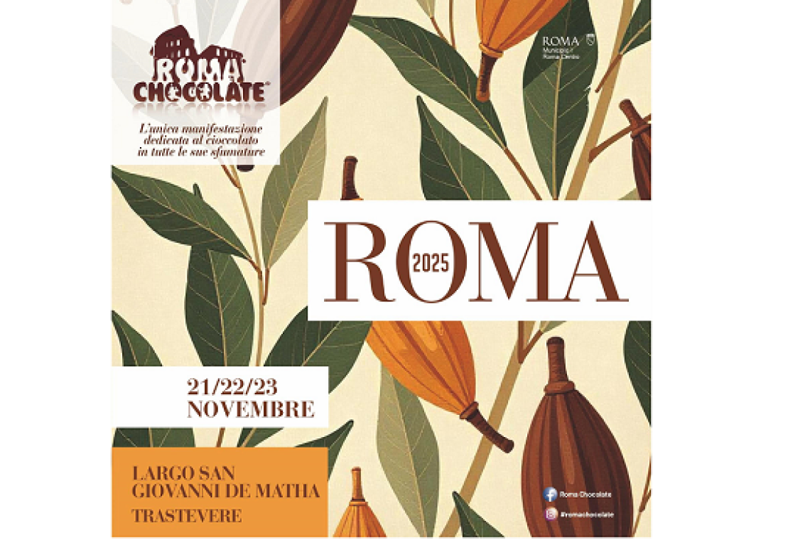 Dal 21 al 23 novembre “Roma Chocolate” fa tappa a Trastevere