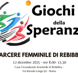 A Rebibbia tornano i  “Giochi della Speranza”.  Venerdì 12 dicembre  2ª edizione della 