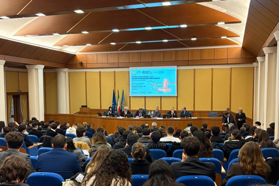 Sanità, diritti e partecipazione: il Consiglio regionale del Lazio ha ospitato il confronto sul Difensore civico garante della salute