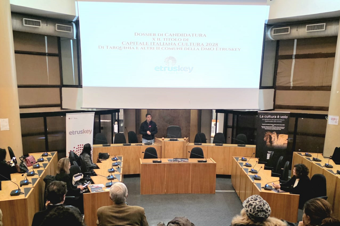 Presentazione del dossier “Tarquinia Capitale Italiana della Cultura 2028 – La cultura è volo”