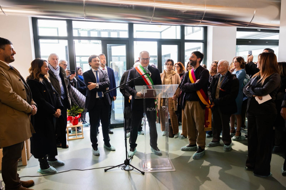 Inaugurato nuovo nido comunale “il piccolo cosmo di siro” a Grotta Perfetta, nel Municipio VIII