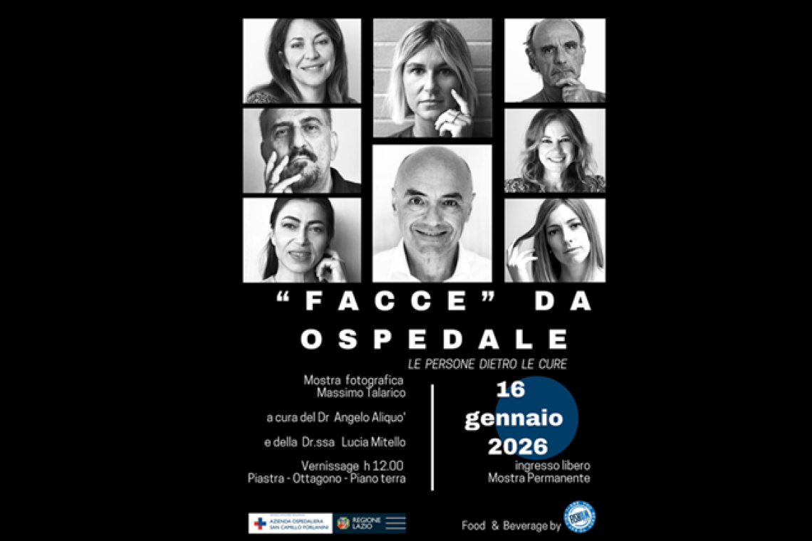 Facce da Ospedale : al San Camillo Forlanini una mostra permanente che racconta l’umanità dietro le cure