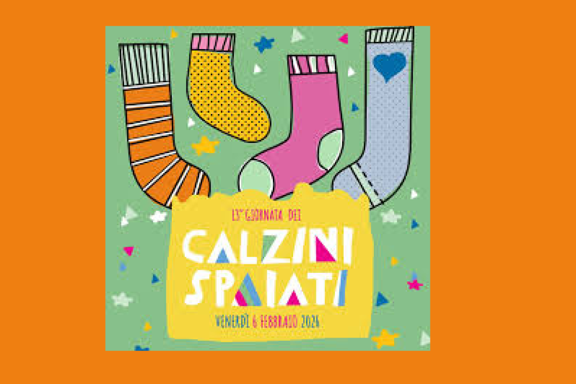 "La giornata dei Calzini Spaiati per ribadire l'importanza dell'inclusione"