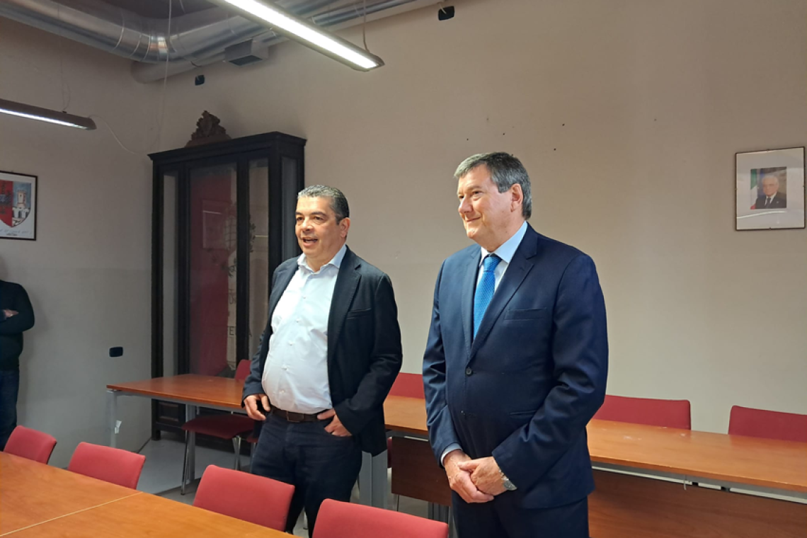 Grottaferrata - Il Commissario Prefettizio Santarelli si presenta ufficialmente ai dipendenti comunali