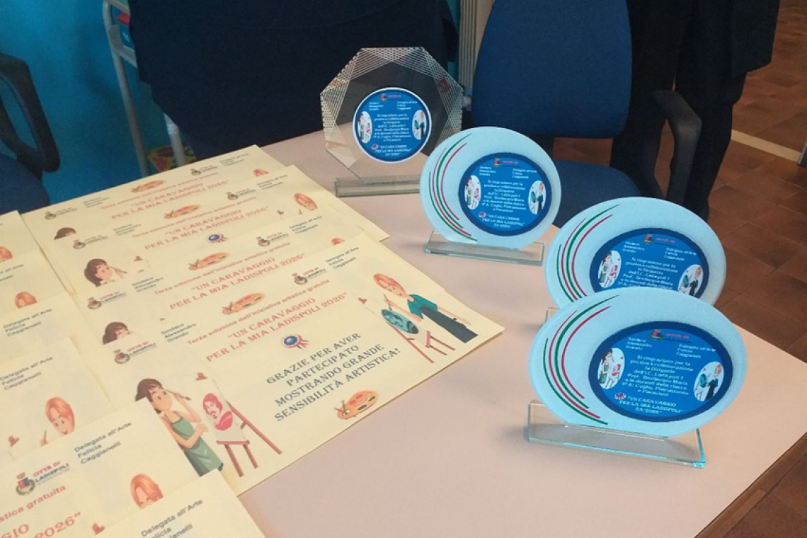 Premiati gli alunni che hanno partecipato all’evento “Un Caravaggio per la mia Ladispoli”