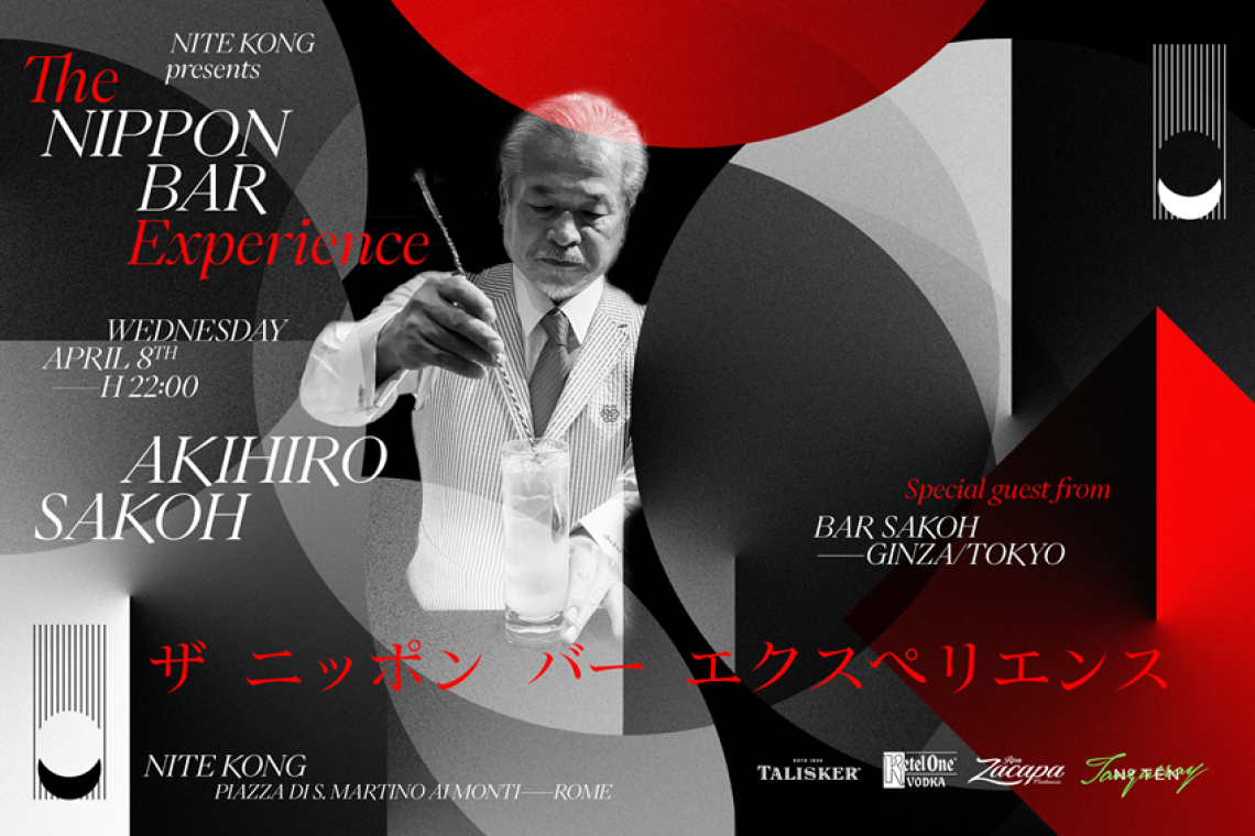 The Nippon Bar Experience: settimo appuntamento al Nite Kong con i Maestri del Bartending giapponese