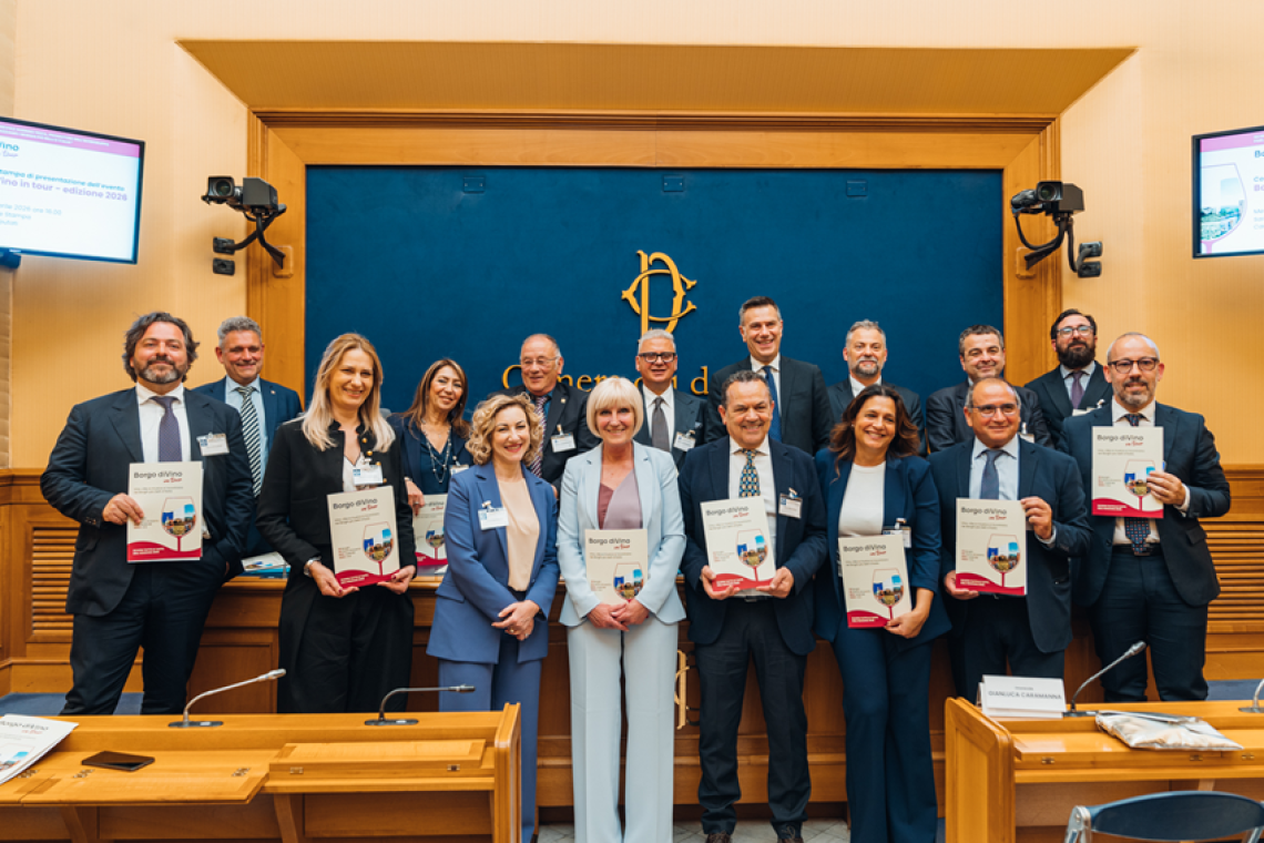 Al via l’edizione 2026 di Borgo diVino in tour: presentate ieri alla Camera dei Deputati tutte le novità della rassegna enogastronomica itinerante tra i Borghi più belli d’Italia