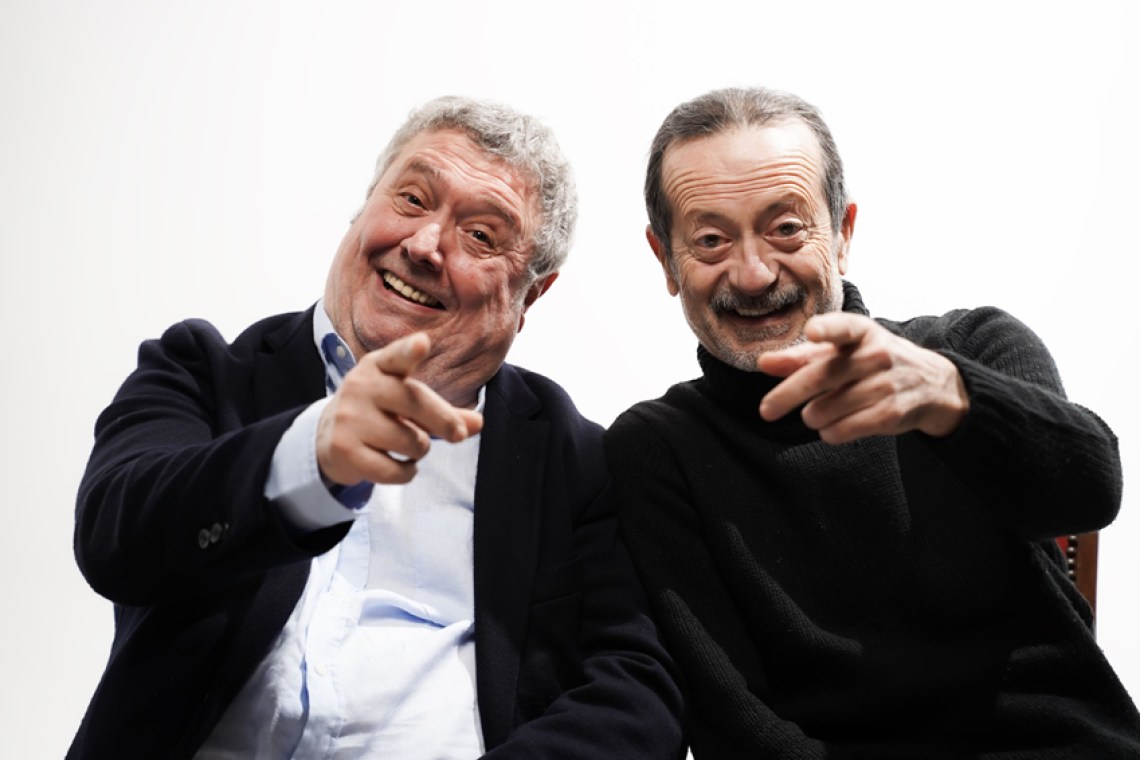 Rodolfo Laganà e Rocco Papaleo in "70 ci dà tanto", dal 23 aprile in Sala Umberto