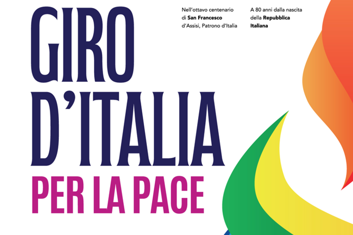 Il Giro d’Italia per la Pace fa tappa a Grottaferrata
