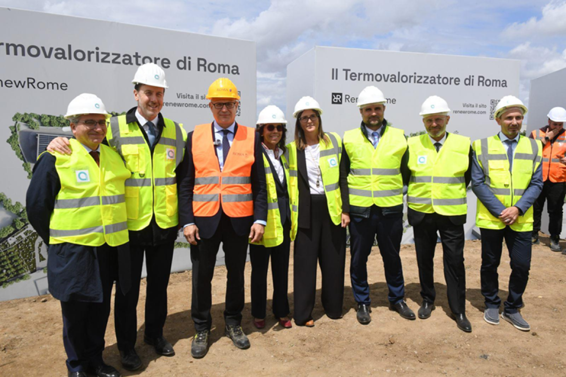 Santa Palomba, parte il maxi impianto che cambierà la gestione dei rifiuti di Roma