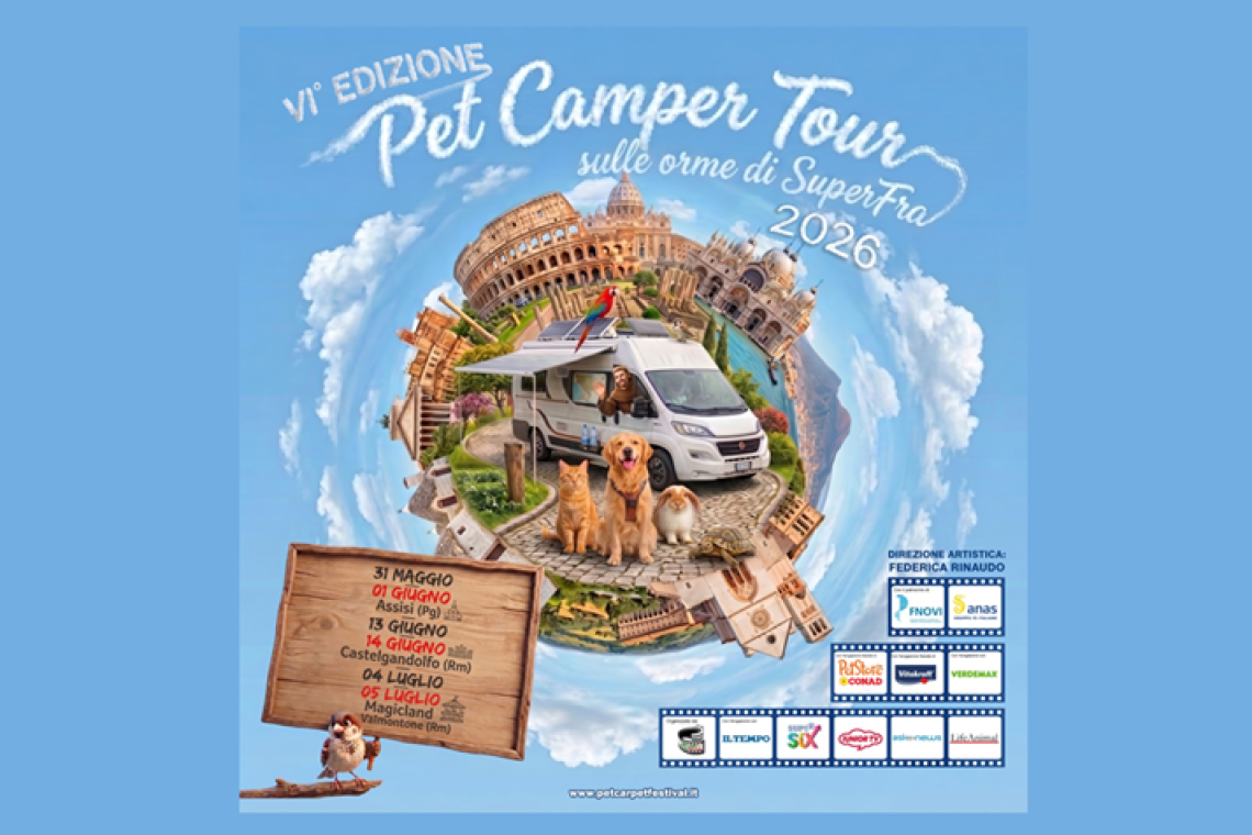 Dal 31 maggio torna il Pet Camper Tour: Anas, Polizia e Carabinieri insieme contro l’abbandono degli animali