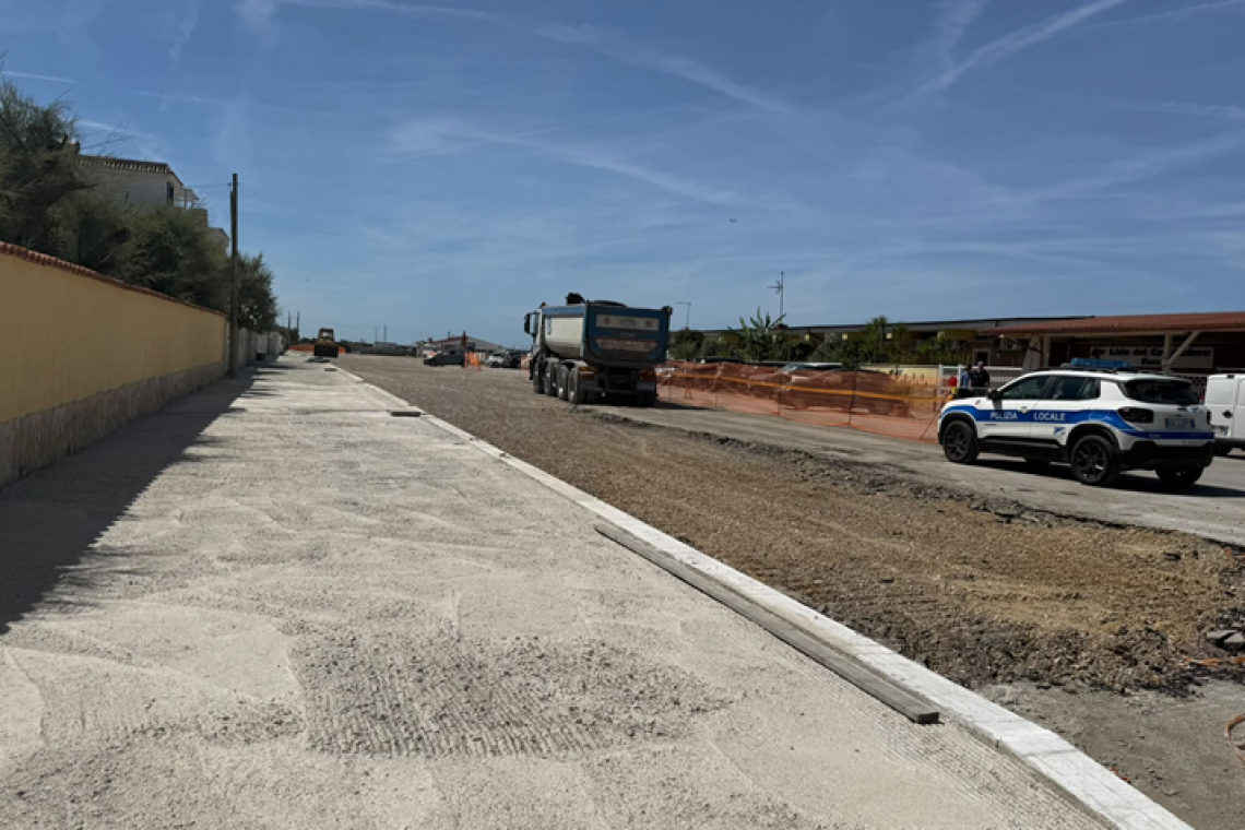 Focene - Sopralluogo del Sindaco Baccini a Mare Nostrum