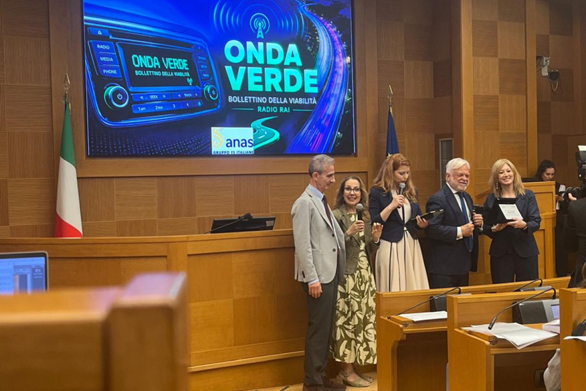 Nasce il premio Anas "cultura della mobilita' a Rai Isoradio il riconoscimento inaugurale  per "Onda Verde"