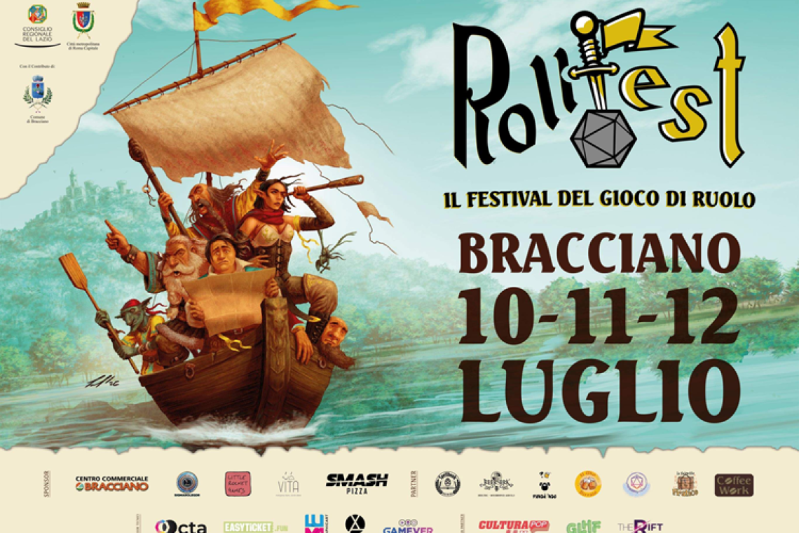 Roll!Fest — Il Festival del Gioco di Ruolo II edizione - 10-11-12 Luglio  2026