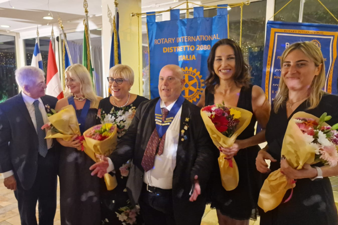 Passaggio della Campana al Rotary Club Fiumicino Portus Augusti: Sergio Martuscelli confermato presidente