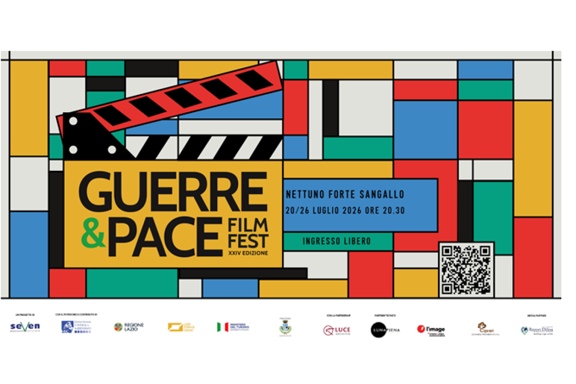 Guerre&amp;Pace FilmFest 2026 - "Oltre la Guerra"- A Nettuno dal 20 al 26 luglio - 24edizione