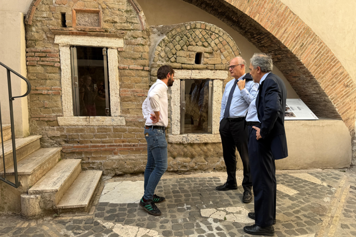 Ampliata l'area visitabile del sepolcreto della Rupe di San Paolo uno dei complessi funerari più importanti della Roma antica