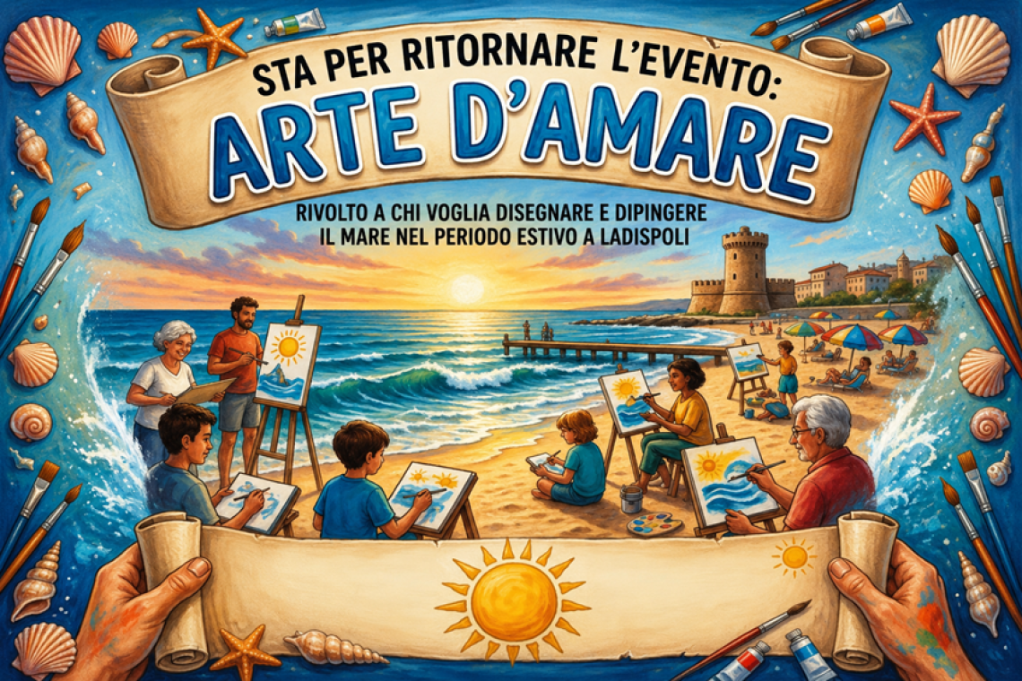 Ritorna “Arte d’aMare” per celebrare l’estate a Ladispoli