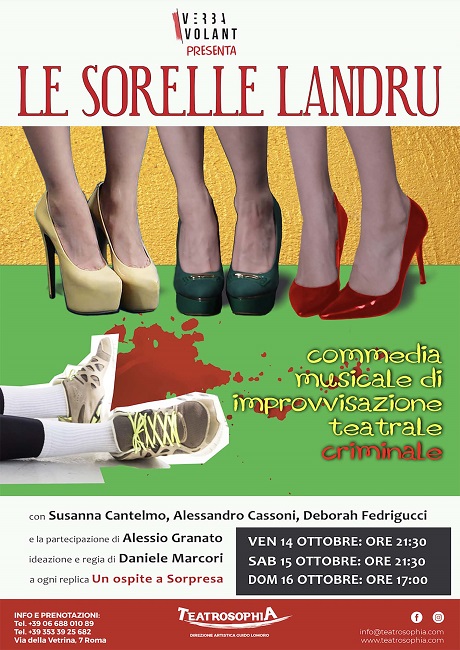 Teatrosophia - Le Sorelle Landrau 14/15/16 Otoobre 2022